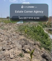 100145 - Land for sale along Waree (Khu Khwa), yellow plot land, 7-3-78 rai. – รูปที่ 2