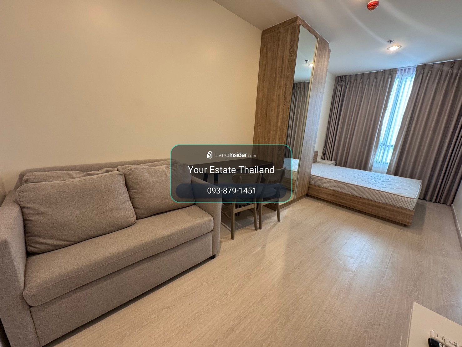Nue Noble Faichai ห้องสวยใหม่ ใกล้รถไฟฟ้าสถานีไฟฉาย เฟอนิเจ้อครบ ว่างให้เช่า 12,000/เดือน – รูปที่ 3