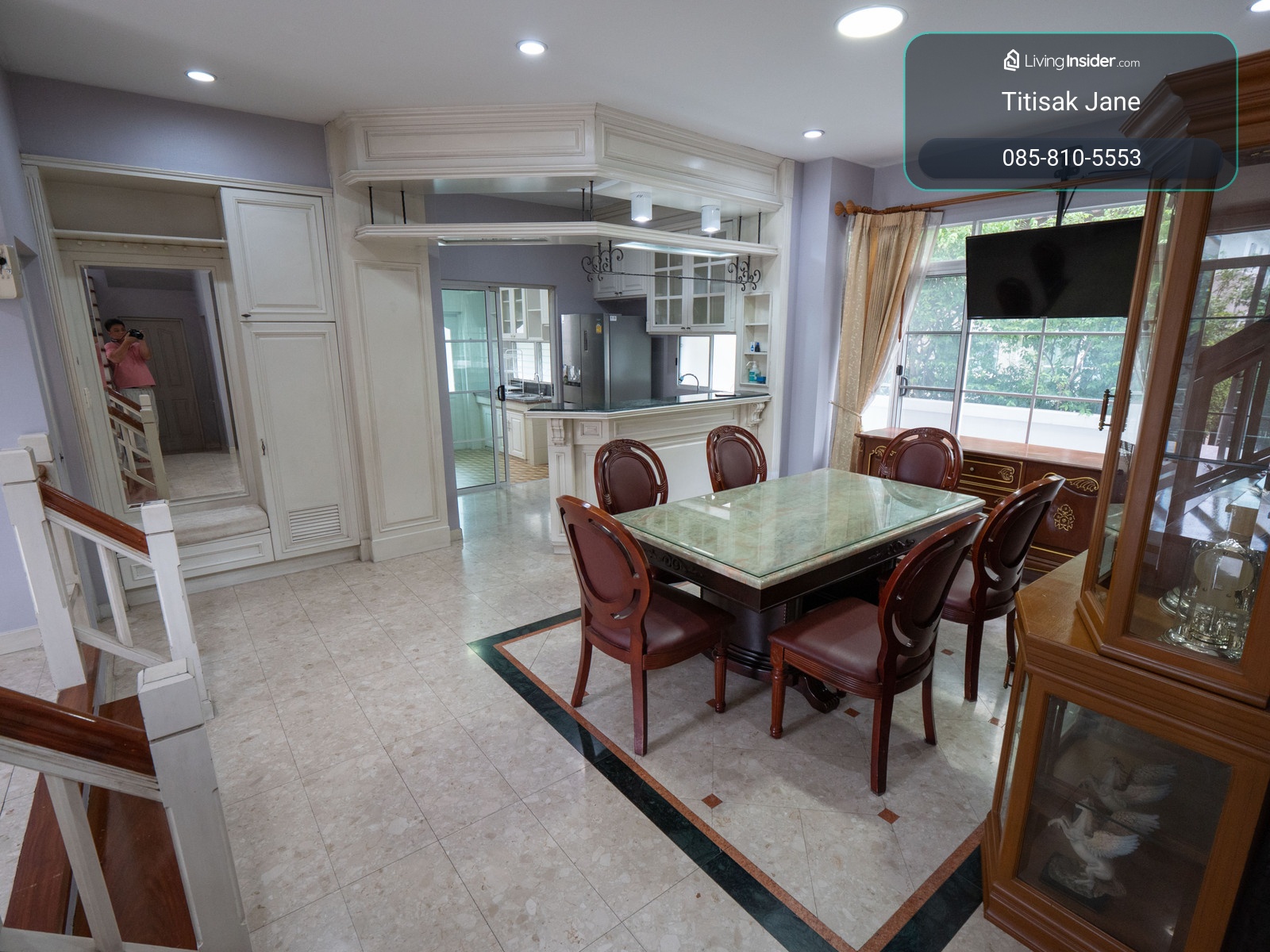 Home For Rent ให้เช่าถูกมาก 40,000 B/M. น้ำไม่ท่วม  ให้เช่าบ้านเดี่ยว 5 นอน 4 น้ำ หมู่บ้านนันทวัน สวนหลวง ร.9   ขนาด 94.5 ตรว. 300 ตรม. ราคาดีมาก สภาพดีมาก ทำเลดีมาก เดินทางสะดวก หมู่บ้านลักชัวรรี่ – รูปที่ 4