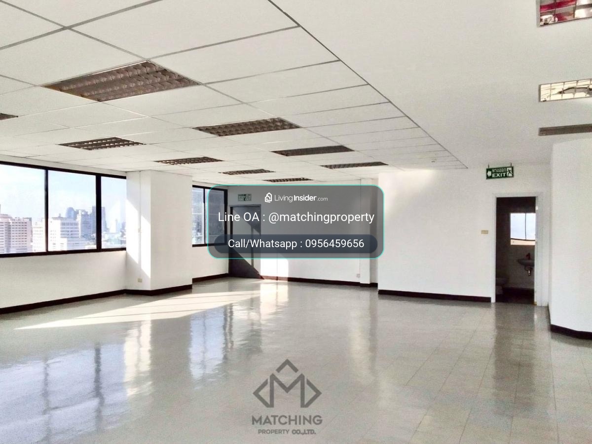 Office for rent, Rama 9, good condition, clean, cheap, starting price 350 baht/sq m. – รูปที่ 4