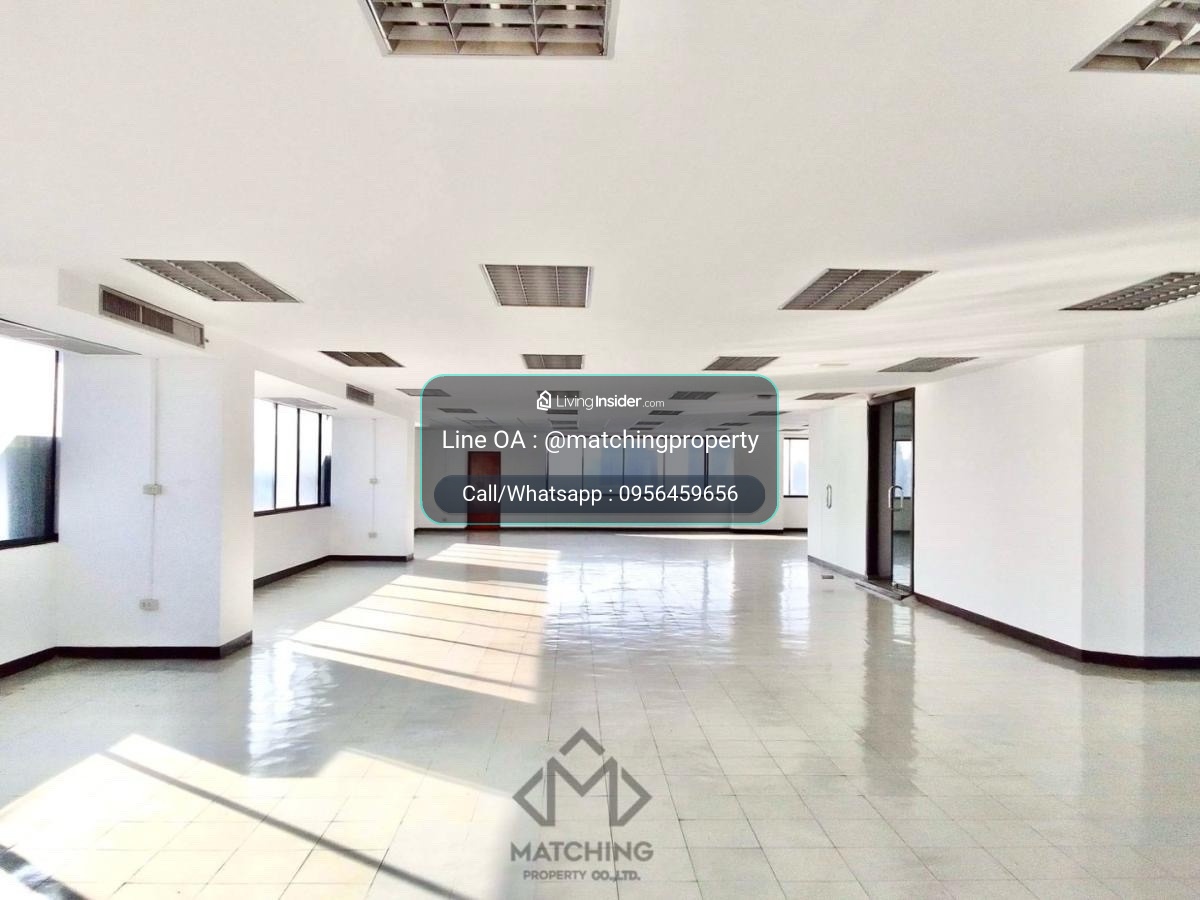 Office for rent, Rama 9, good condition, clean, cheap, starting price 350 baht/sq m. – รูปที่ 2