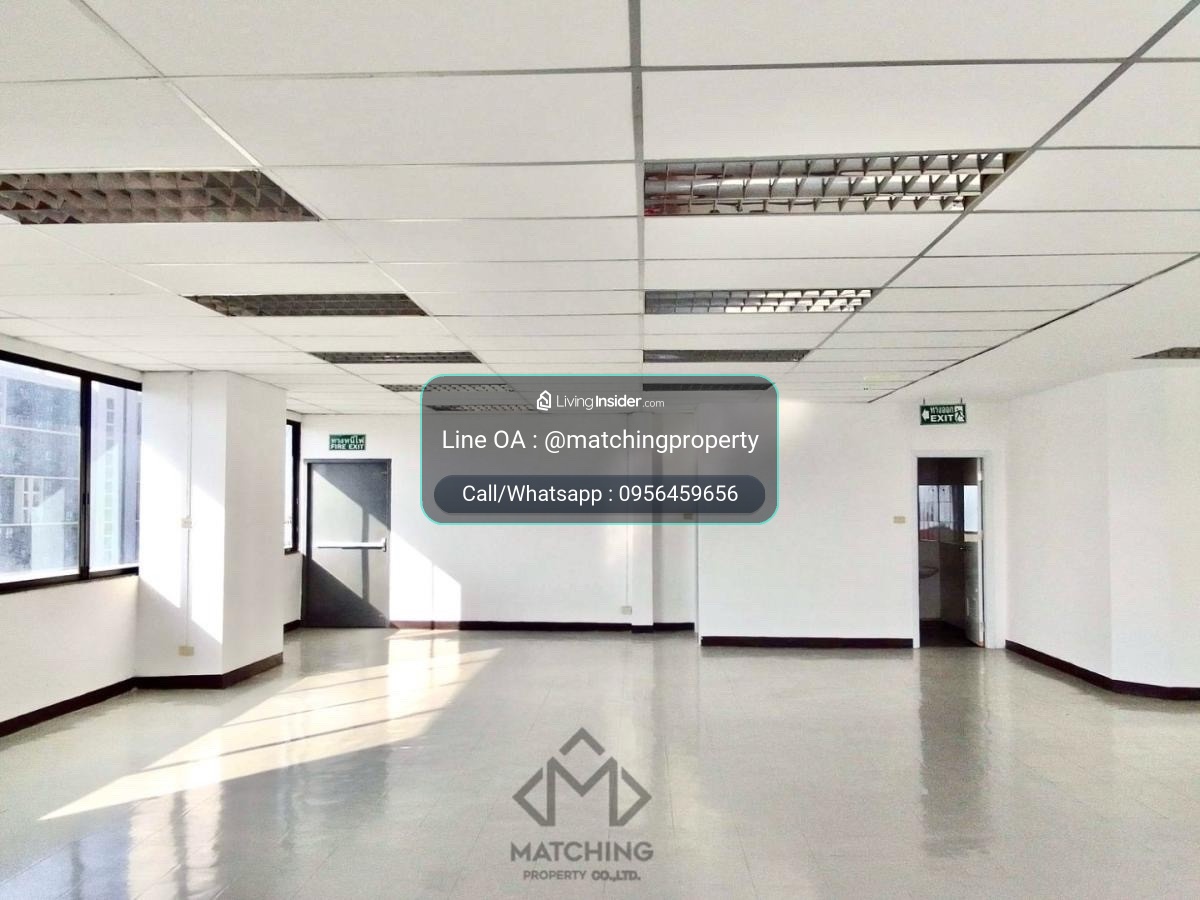 Office for rent, Rama 9, good condition, clean, cheap, starting price 350 baht/sq m. – รูปที่ 3