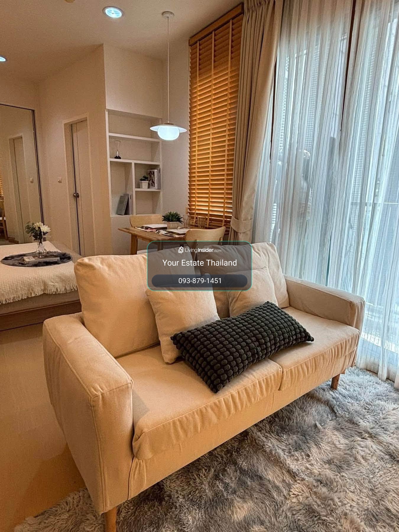 The Tempo Ratchada condo, studio room, near Huai Khwang BTS station. Vacant and ready for rent – รูปที่ 3