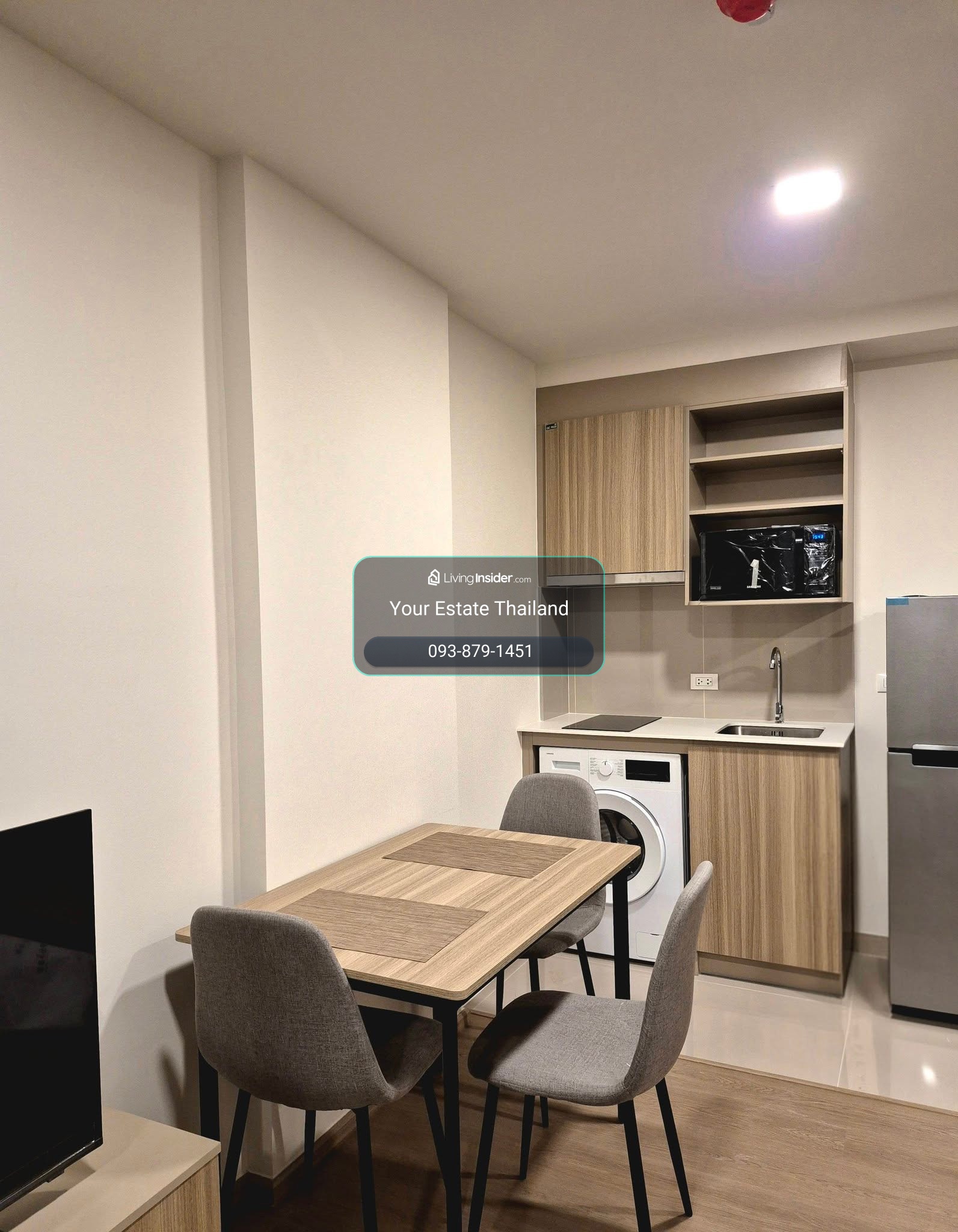  The Base Ratchada 19 คอนโดห้องใหม่  เฟอร์ใหม่แกะกล่อง ว่างพร้อมให้เช่า – รูปที่ 3