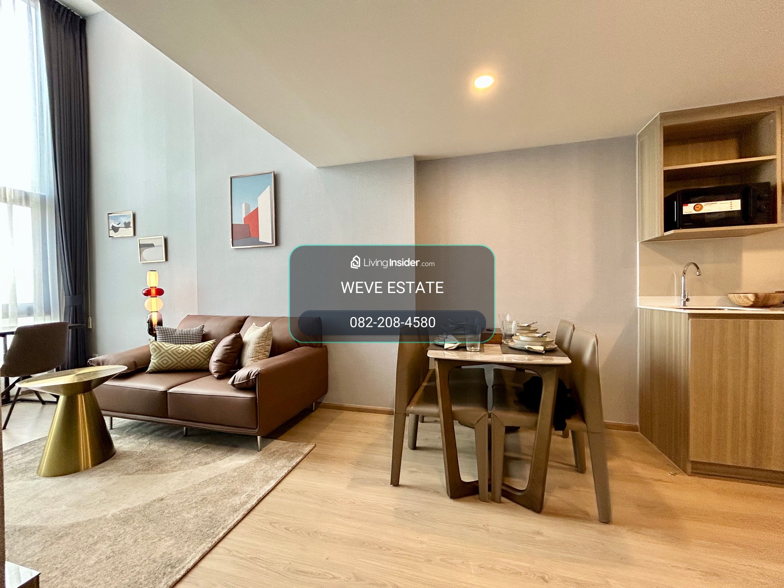 Promotion 35000/ Month for Rent Life Rama 4 Asoke  (Close to MRT : Queen Sirikit National Convention Center) – รูปที่ 2