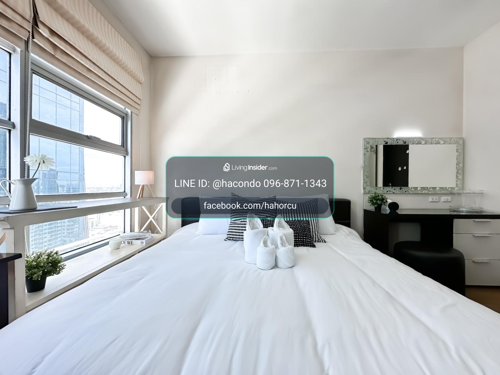 Baan Klang Krung Siam - Pathumwan【𝐑𝐄𝐍𝐓】Soft color tones combined with perfectly matching furniture create a warm, elegant, and relaxing atmosphere. Contact Line ID: @hacondo – รูปที่ 2