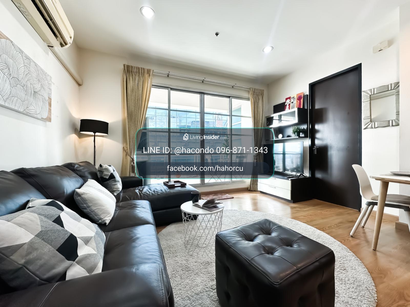 Baan Klang Krung Siam - Pathumwan【𝐑𝐄𝐍𝐓】Soft color tones combined with perfectly matching furniture create a warm, elegant, and relaxing atmosphere. Contact Line ID: @hacondo – รูปที่ 3
