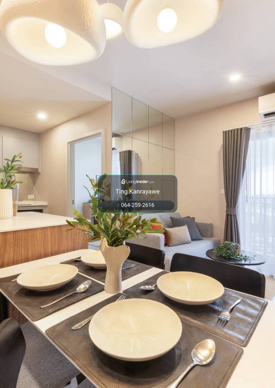 ให้เช่า NUE Riverest Ratburana นิว ริเวอร์เรสต์ ราษฎร์บูรณะ ห้องใหม่ ชั้น 34 ชั้นสูงสุด มีเพียง 2 ห้องบนชั้นนี้ วิวโค้งน้ำเจ้าพระยา และวิวเมือง แต่งครบพร้อมอยู่ – รูปที่ 3