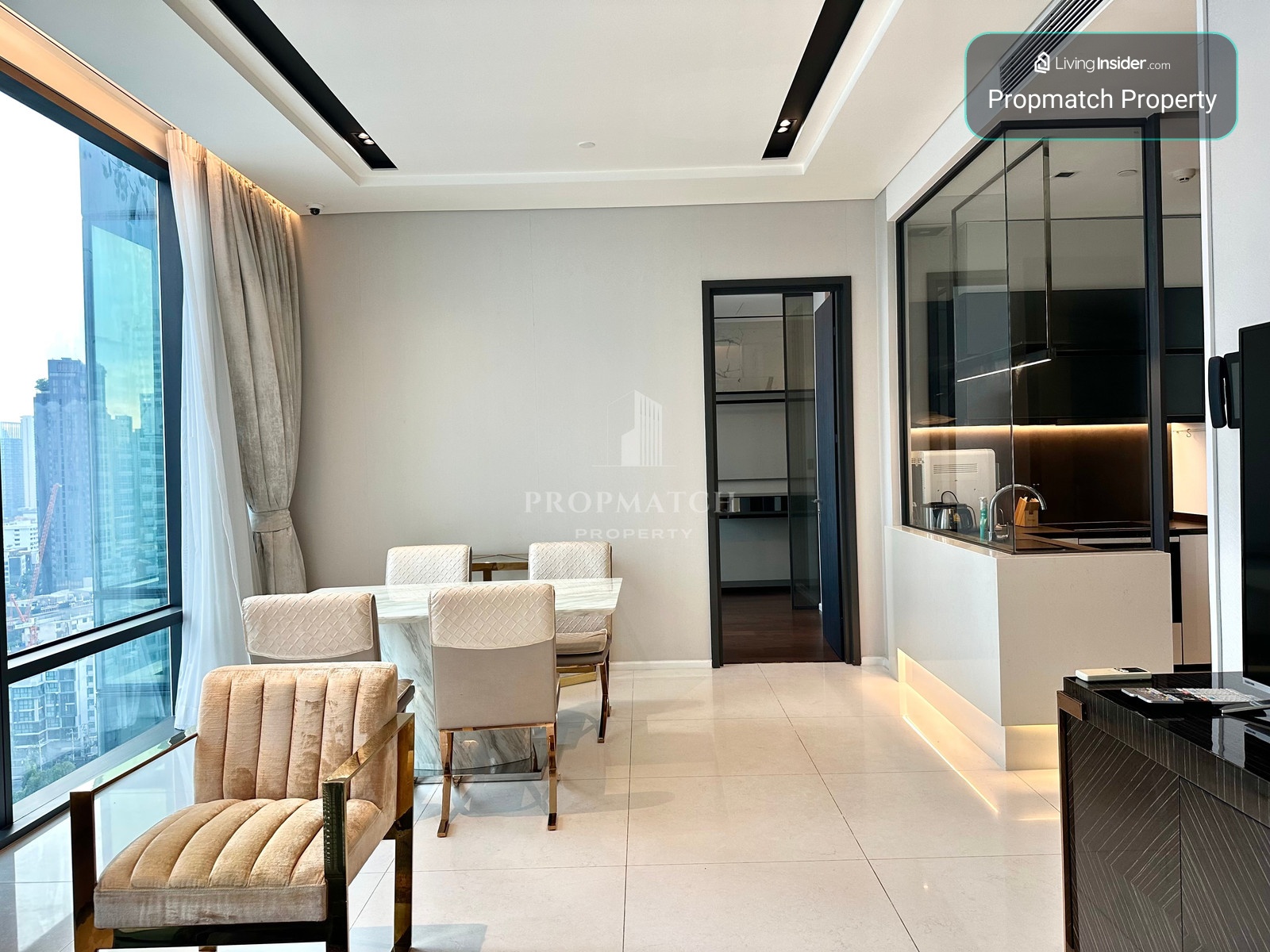 ✨Flash Deal ✨The Bangkok Thonglor ( 2Bed 2Bath 95SQM.) พร้อมอยู่ ! เพียง 100,000 บาทต่อเดือน Tel.0981315848@propmatch  – รูปที่ 4