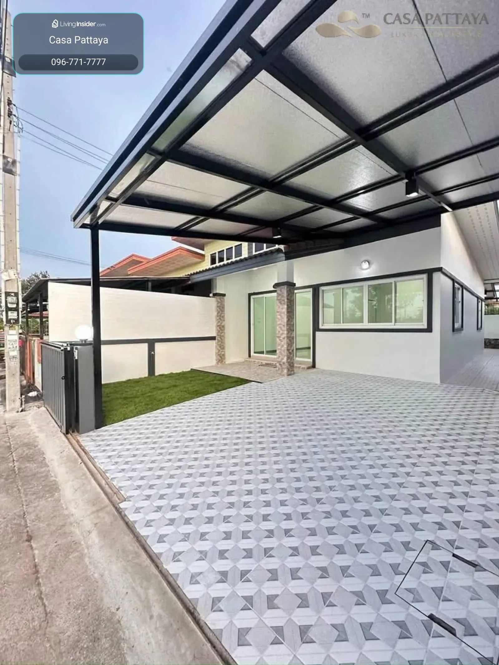 Modern Townhouse for Sale (Corner Unit) in Rong Po - Takhian Tia, Pattaya – รูปที่ 3