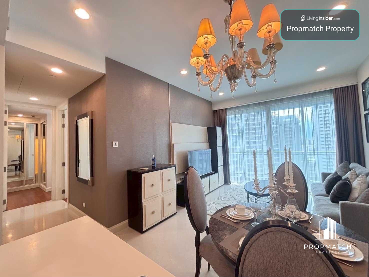 ✨Flash Deal ✨Q Langsuan ( 2Bed 2Bath 80.3SQM.) พร้อมอยู่ ! เพียง 65,000 บาทต่อเดือน Tel.0981315848@propmatch  – รูปที่ 4