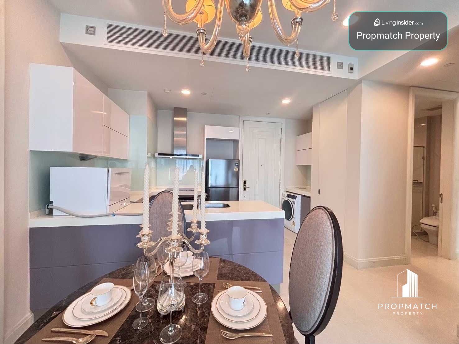 ✨Flash Deal ✨Q Langsuan ( 2Bed 2Bath 80.3SQM.) พร้อมอยู่ ! เพียง 65,000 บาทต่อเดือน Tel.0981315848@propmatch  – รูปที่ 2