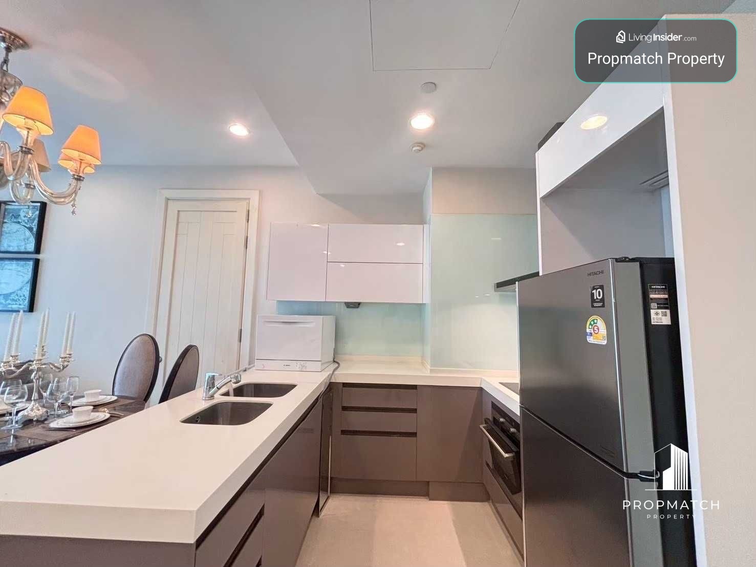 ✨Flash Deal ✨Q Langsuan ( 2Bed 2Bath 80.3SQM.) พร้อมอยู่ ! เพียง 65,000 บาทต่อเดือน Tel.0981315848@propmatch  – รูปที่ 3