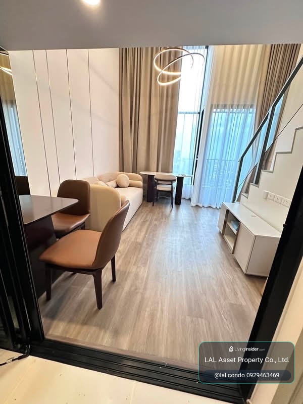 🏢✨ For rent So Origin Kaset Interchange, beautiful room, fully furnished 🛋️ 📐 37 sq m. | 1 bedroom, 12th floor 🚆 near BTS Kasetsart University 💰 27,000 baht/month 🔥 🤝 Price negotiable – รูปที่ 2