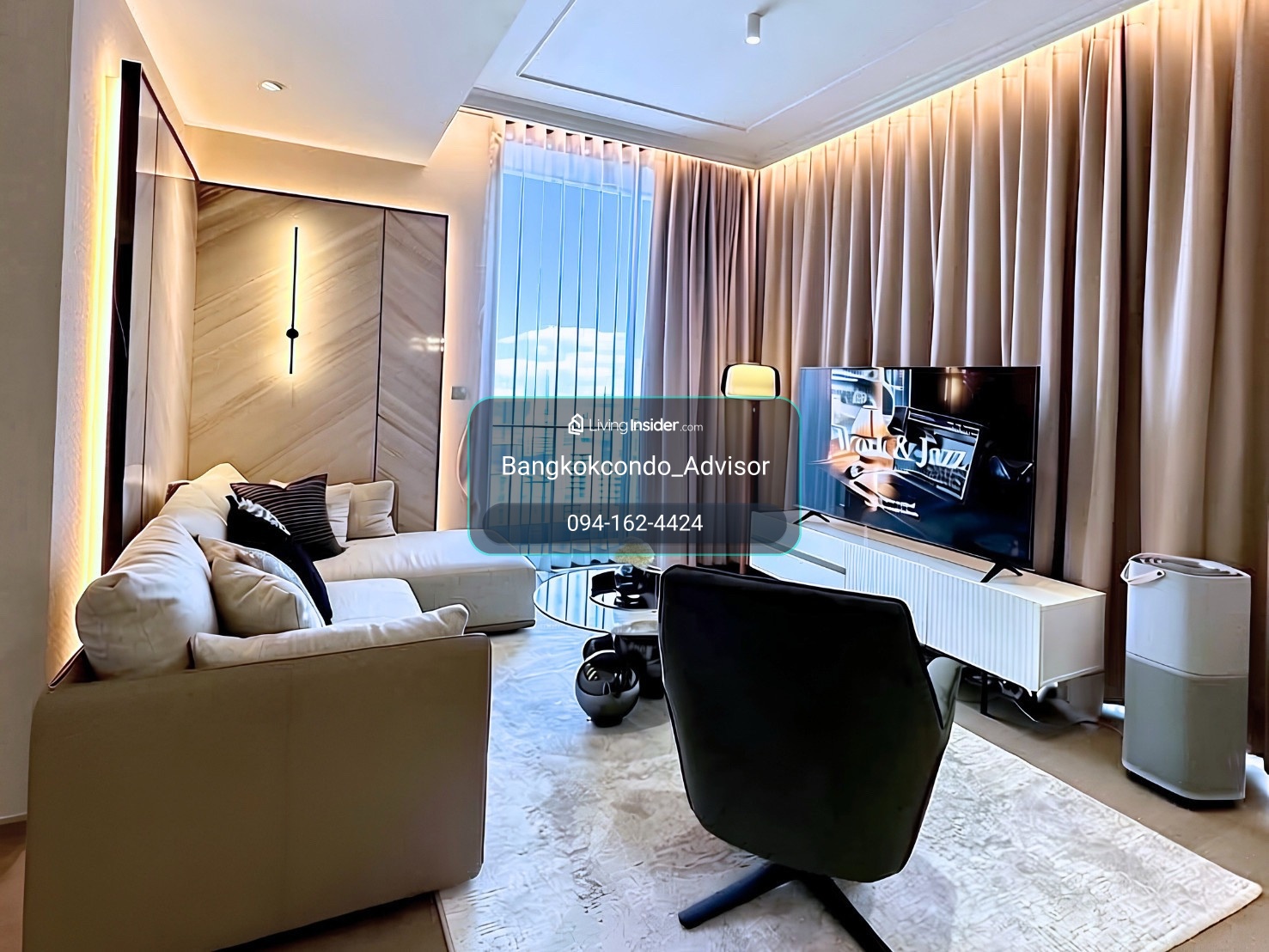 CELES ASOKE @Bangkok Prime Area 🔥Super Luxury Condo 3Bedrooms🔥 200,000/month ☎️Call: 094-162-4424 – รูปที่ 4