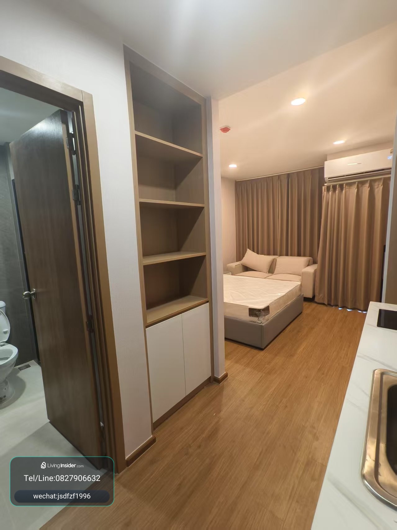 เดอะ ลิฟวิน รามคำแหง | ห้องสตูดิโอ ชั้นสูง 20 (ใกล้รถไฟฟ้าสายสีเหลืองลำสาลี และเดอะมอลล์บางกะปิ) 9,500 บาท / เดือน – รูปที่ 3