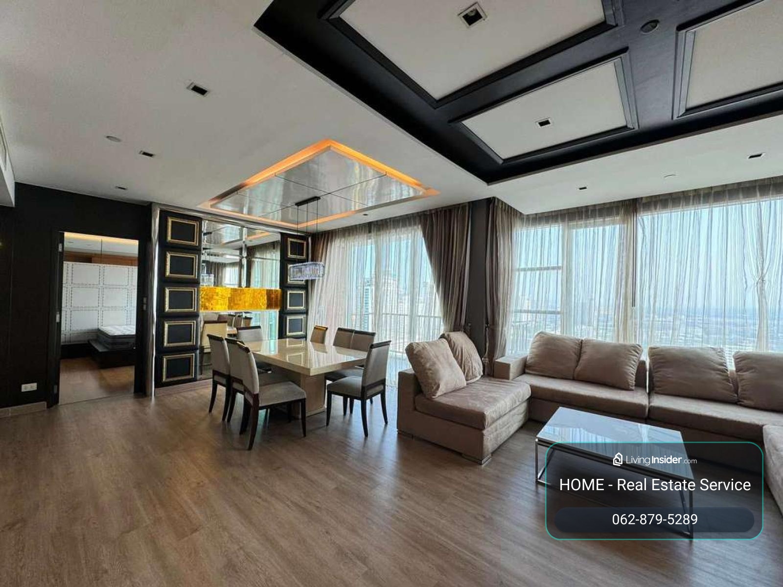Fullerton Sukhumvit / 3 Bed Plus (SALE WITH TENANT), ฟูลเลอตัน สุขุมวิท / 3 ห้องนอน + ห้องอเนกประสงค์ (ขายพร้อมผู้เช่า) BENS108 – รูปที่ 4