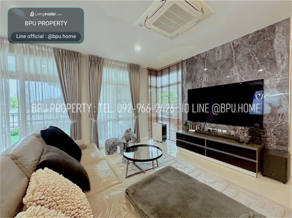 🏡✨ ให้เช่าบ้านเดี่ยวหรู มัณฑนา 2 บางนา กม.7 | Lake View | หน้าสวน | ติดสโมสรและสระว่ายน้ำ | 4 ห้องนอน | 6 ที่จอดรถ! – รูปที่ 3