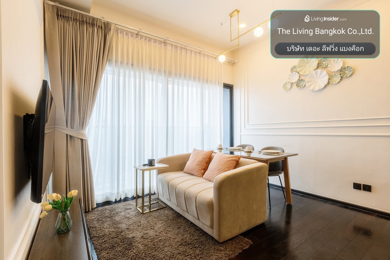 คอนโดให้เช่า : PARK ORIGIN THONGLOR (พาร์ค ออริจิ้น ทองหล่อ) ( Bts thonglor​) MK-02  line @livingbkk – รูปที่ 3
