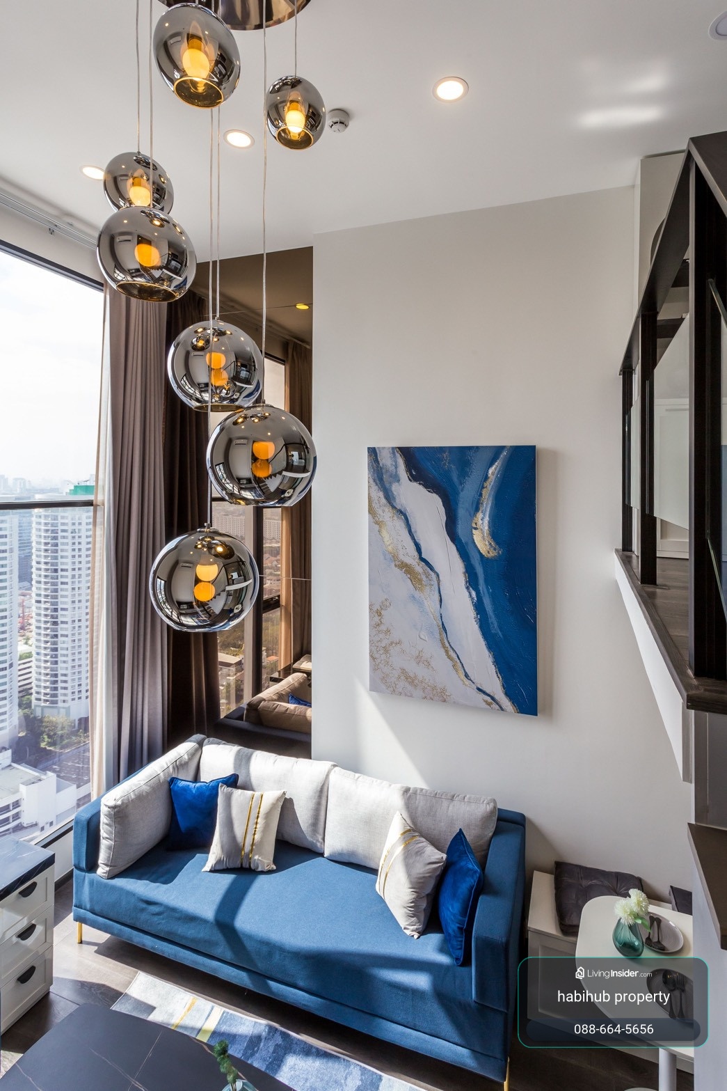 🏠✨ ไนท์บริดจ์ สเปซ รัชโยธิน (KnightsBridge Space Ratchayothin) | ขายคอนโด Duplex 1 ห้องนอน (HBH-LP-46) – รูปที่ 2