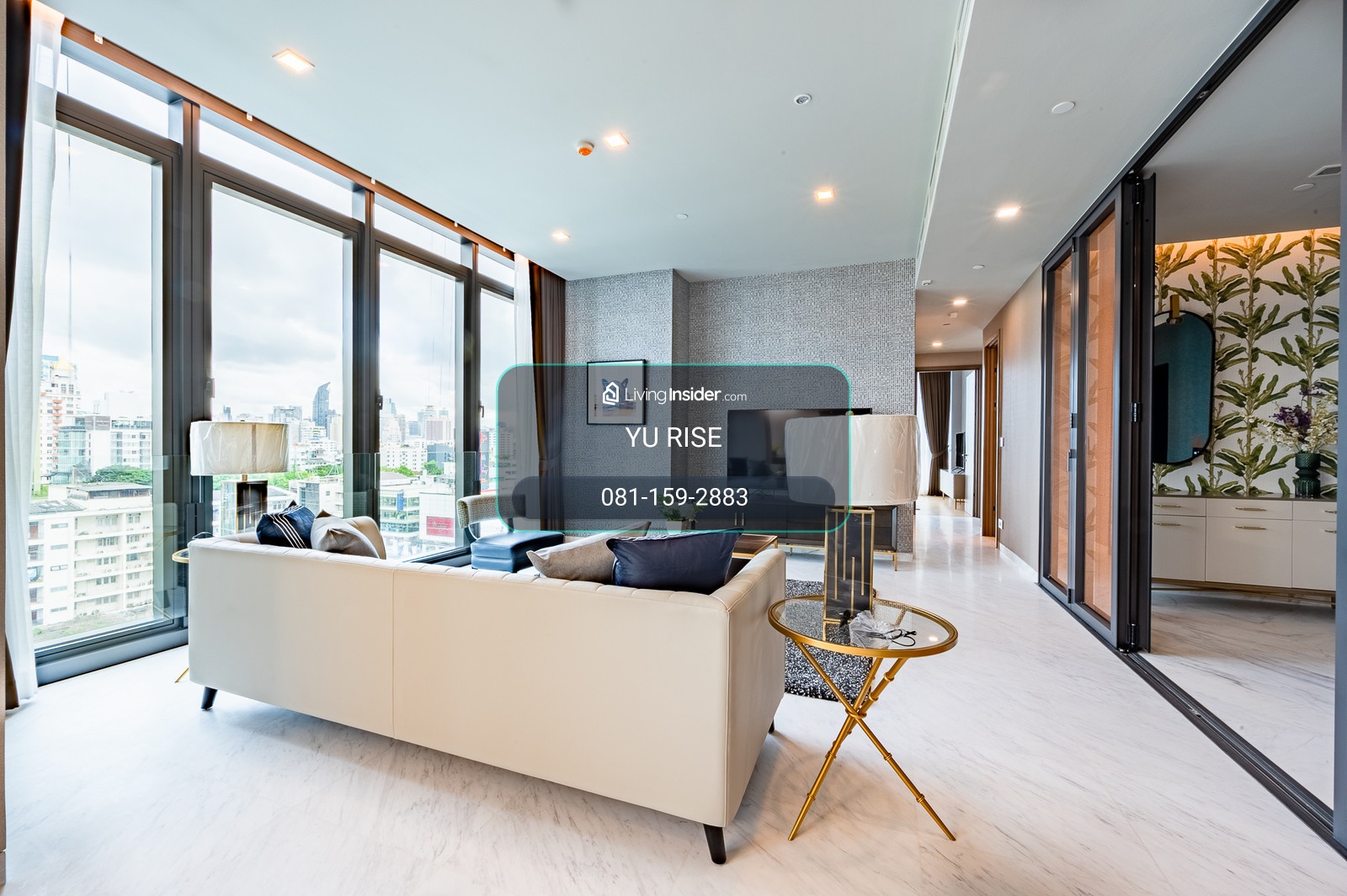 ให้เช่า The Monument ทองหล่อ 2 Bed 3 Bath ขนาด 125 ตร.ม. คอนโด Pet-Friendly เลี้ยงสัตว์ได้  – รูปที่ 2