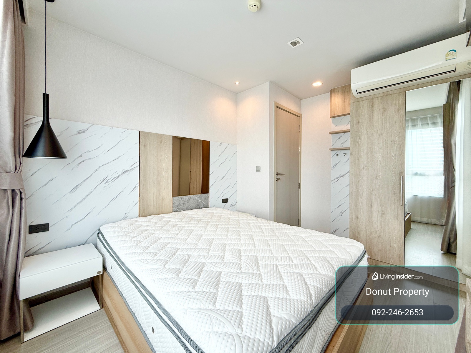ให้เช่า✨🌈 𝗟𝗶𝗳𝗲 𝗟𝗮𝗱𝗽𝗿𝗮𝗼  2 bed 2 bath ตำแหน่งมุม Layout สวย วิวเซ็นทรัล ห้องตกแต่งสวย Call 092-2462653 Donut – รูปที่ 4