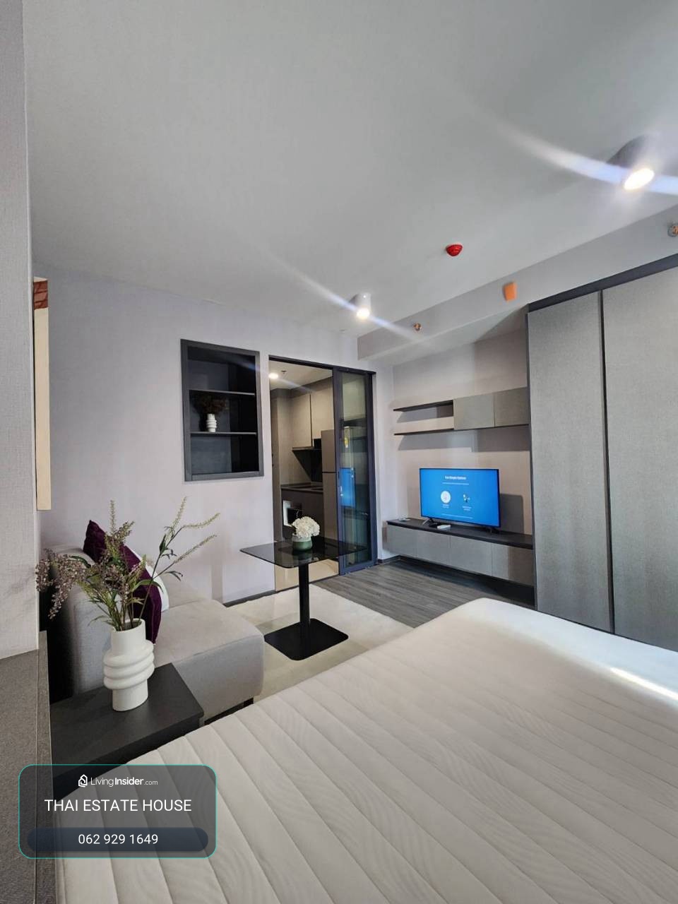 IDEO CHULA SAMYAN studio ห้องพร้อมอยู่ เฟอร์นินเจอร์ใหม่ ห้องสวย ระบบความปลอดภัยดีเยี่ยม  – รูปที่ 4