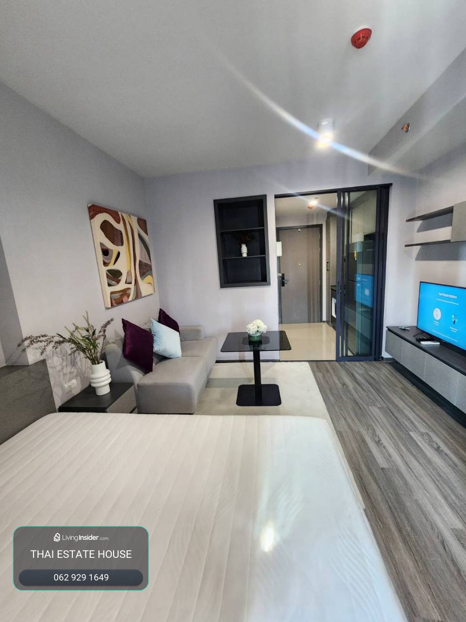 IDEO CHULA SAMYAN studio ห้องพร้อมอยู่ เฟอร์นินเจอร์ใหม่ ห้องสวย ระบบความปลอดภัยดีเยี่ยม  – รูปที่ 2