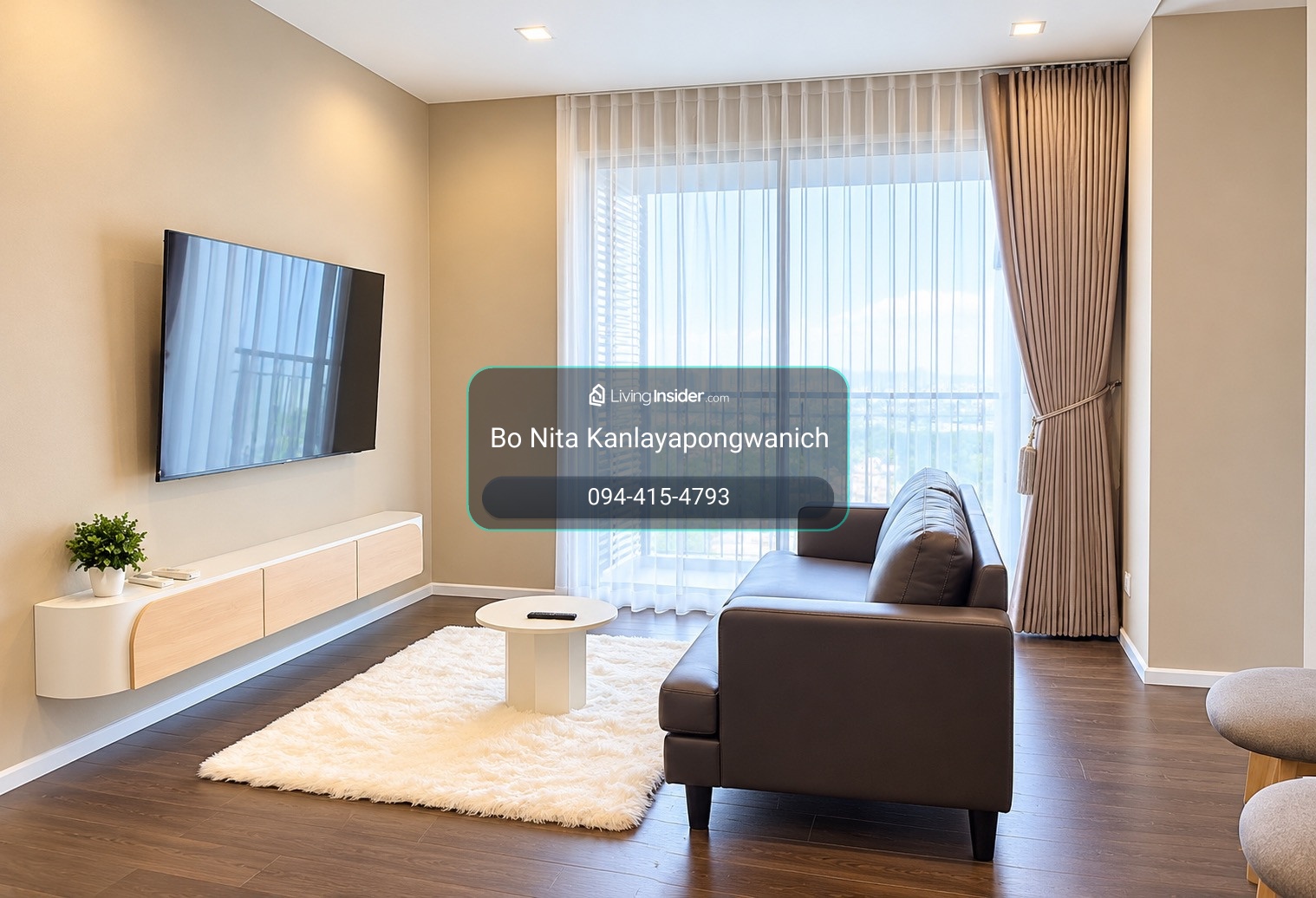 🏡 ให้เช่า The Saint Residences | 2 ห้องนอน 57 ตร.ม. | 29,000 บาท/เดือน (ราคาพิเศษเดือนนี้) | P29CR2610018 – รูปที่ 2