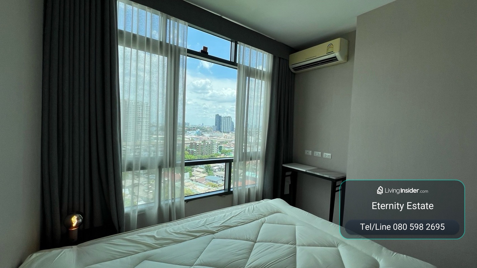 For rent :  Metro Sky Prachachuen, 17th floor, Building B, west balcony with opened view. – รูปที่ 4