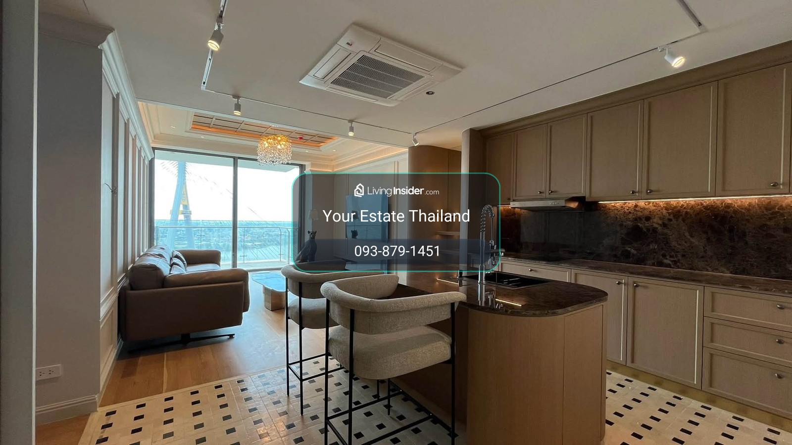 The Pano rama3 คอนโด ห้องสวยหรู ห้องใหญ่2 ห้องนอน วิวแม่น้ำดีมาก ว่างพร้อมให้เช่า – รูปที่ 2