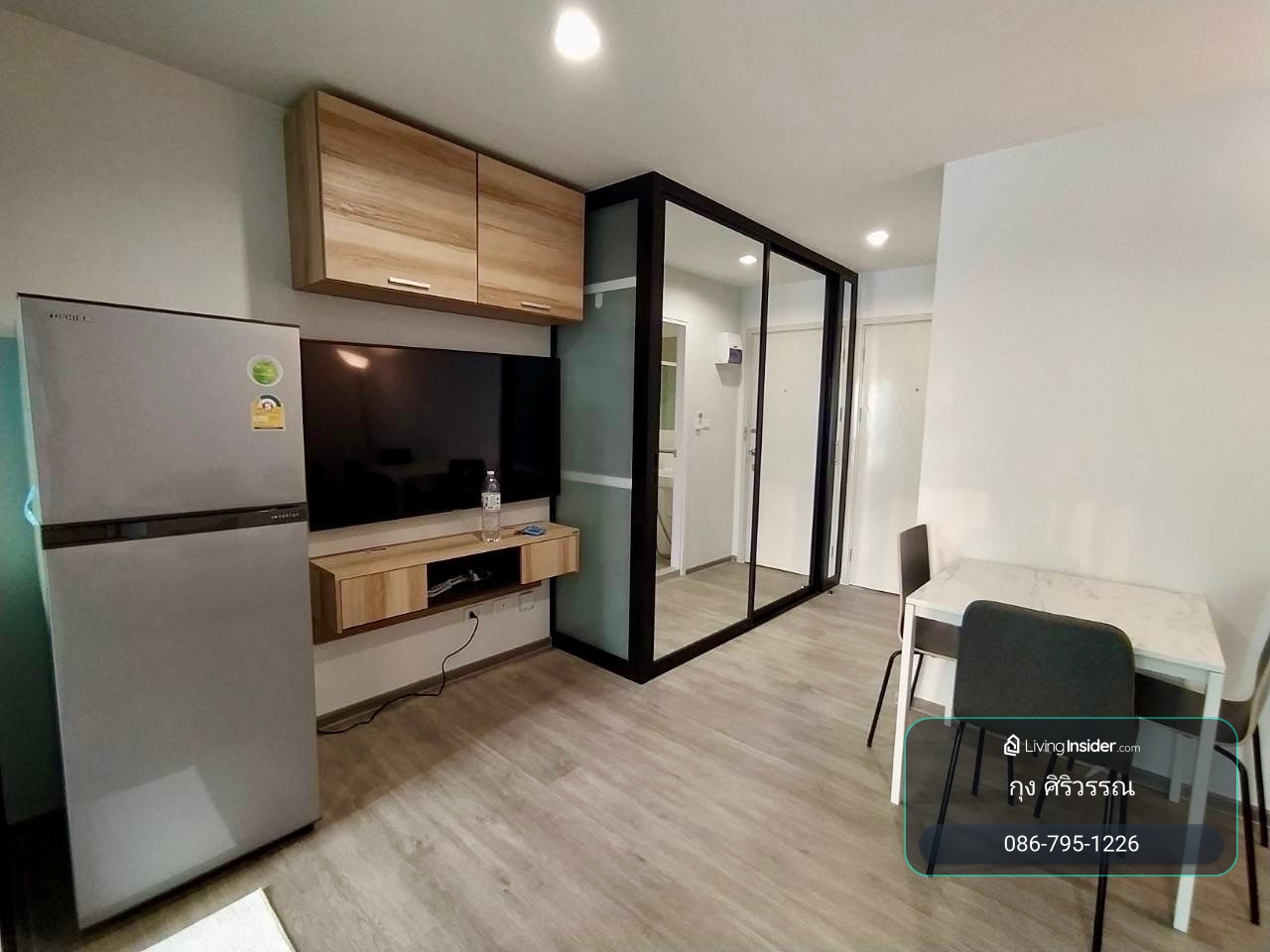 ให้เช่า คอนโด รีช พหลโยธิน 52 BTS สะพานใหม่ 600 ม. ห้องมุม 31 ตรม – รูปที่ 3