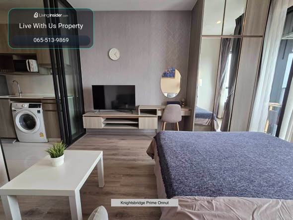 ให้เช่า KnightsBridge Prime Onnut 1 ห้องนอน 25 ตร.ม. ราคา 15,000 บาท/เดือน – รูปที่ 3