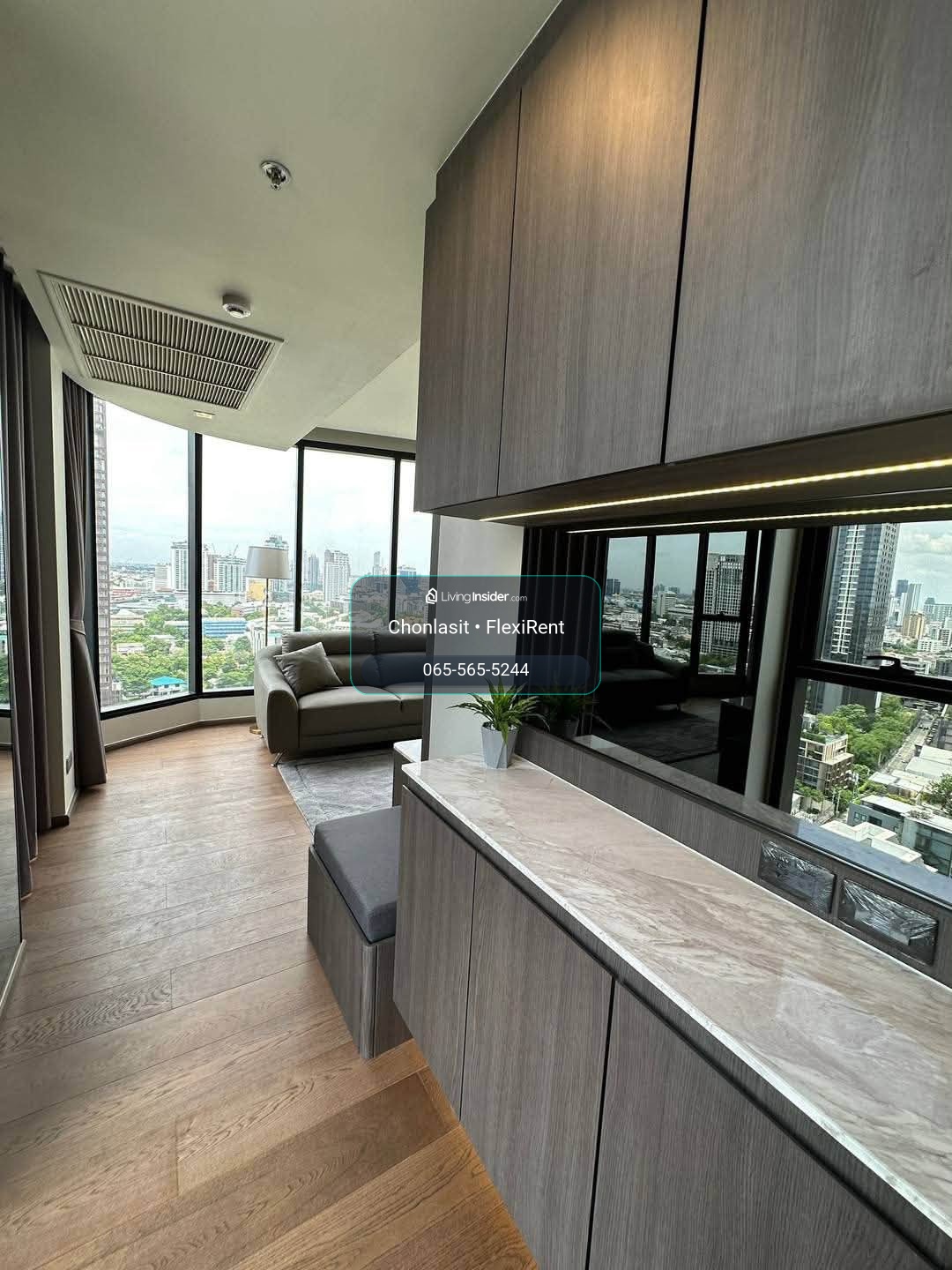  2 ห้องนอน วิวทองหล่อโล่งไม่มีตึกบัง พร้อมอ่างอาบน้ำ | IDEO Q Sukhumvit 36 – รูปที่ 4