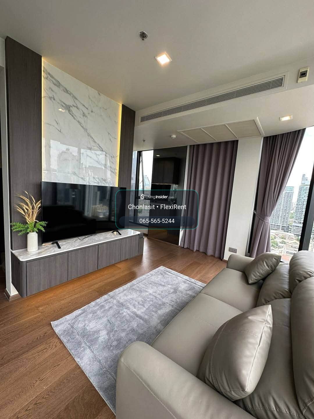  2 ห้องนอน วิวทองหล่อโล่งไม่มีตึกบัง พร้อมอ่างอาบน้ำ | IDEO Q Sukhumvit 36 – รูปที่ 3