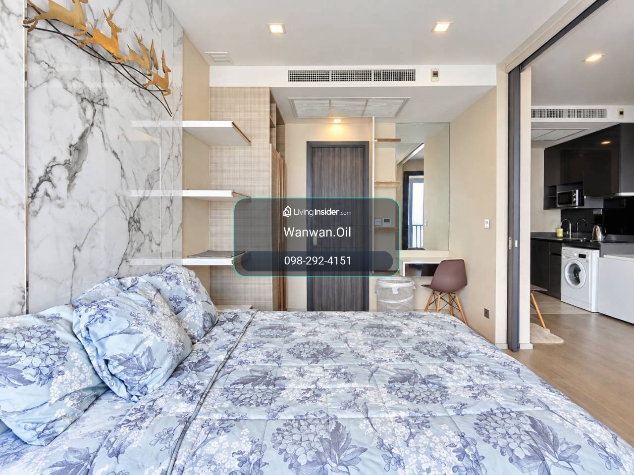 READY TO MOVE 🎖️ 𝐀𝐒𝐇𝐓𝐎𝐍 𝐀𝐒𝐎𝐊𝐄 𝟏 BED 𝟏 BATH  𝟑𝟒  sqm 20+ Floor Price  30,000 Per month – รูปที่ 3