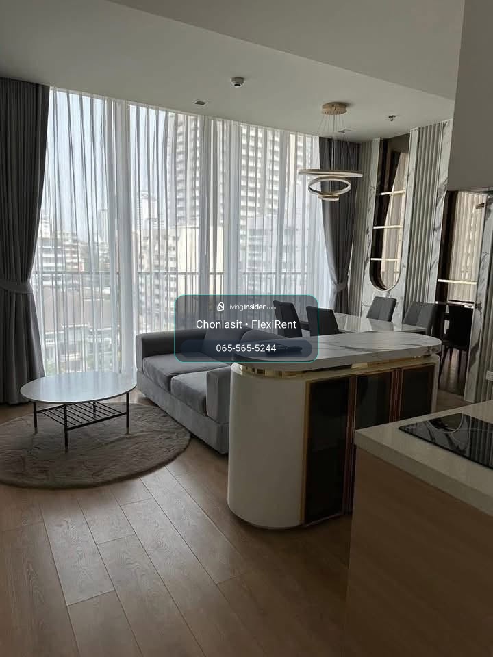✨ 2 ห้องนอน 2 ห้องน้ำ ใกล้ EmSphere พร้อม Wi-Fi ฟรี | Noble Around 33 Sukhumvit 33 – รูปที่ 2