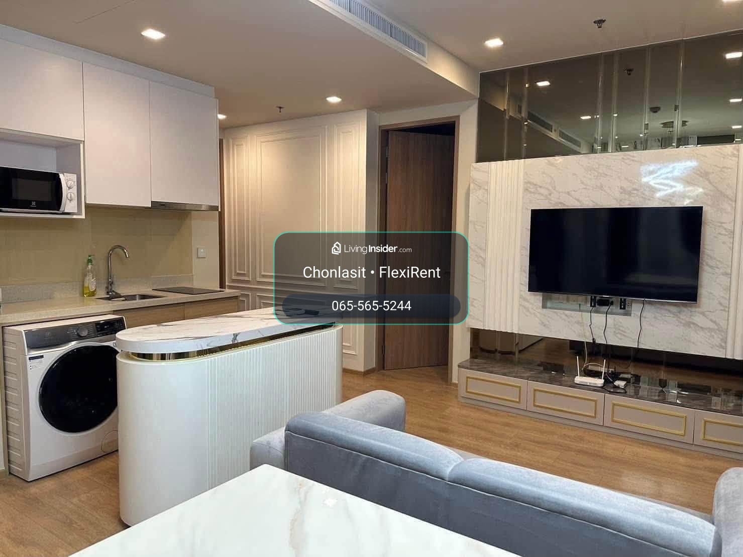 ✨ 2 ห้องนอน 2 ห้องน้ำ ใกล้ EmSphere พร้อม Wi-Fi ฟรี | Noble Around 33 Sukhumvit 33 – รูปที่ 3