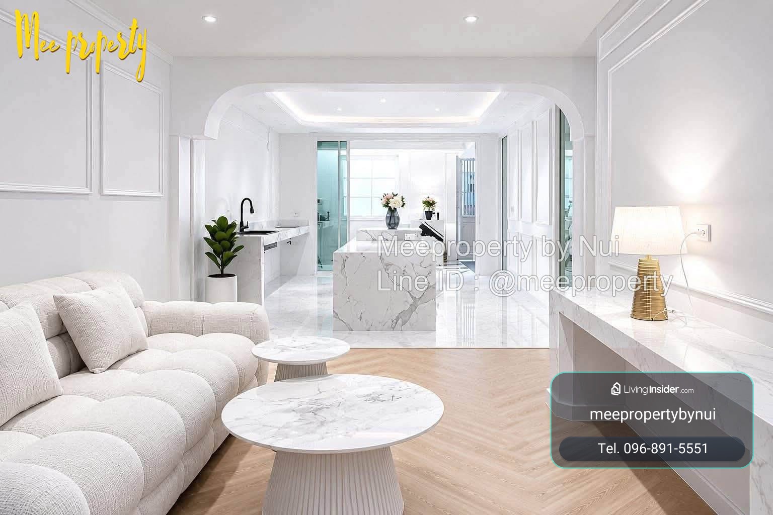 #For sale: 2-story townhome, White House Sukhumvit 93 | Location BTS Bang Chak, 700 meters, BTS Bang Chak, area 20 sq m, usable area 168 sq m. ME-324 – รูปที่ 3