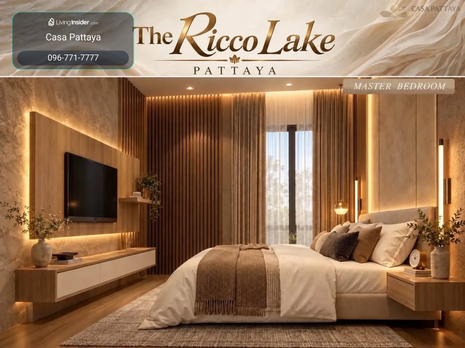 Pre-Sale: Luxury Pool Villa – The Ricco Lake Pattaya (Unit R4) – รูปที่ 3