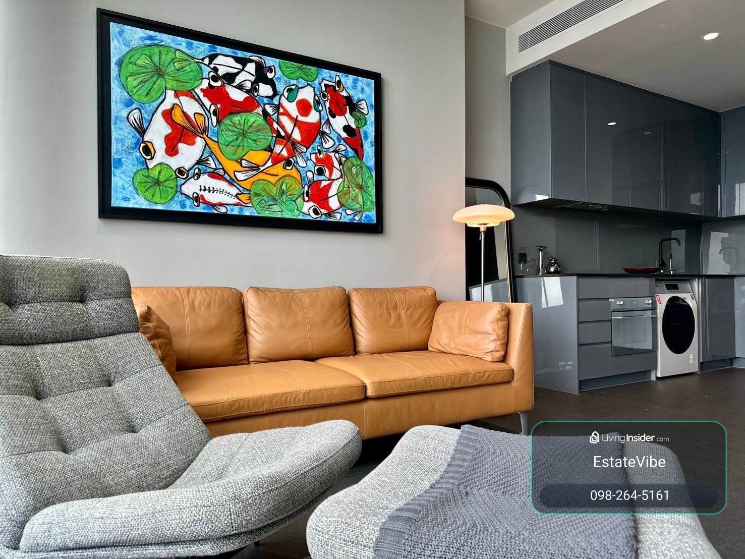 📍ให้เช่า 🐶Pet-Friendly🐱✨Tait 12✨ 1 ห้องนอน 1 ห้องน้ำ ขนาด 52.5 ตร.ม ใกล้ BTS Saint Louis (0.2 km) Tel.0982645161 – รูปที่ 2