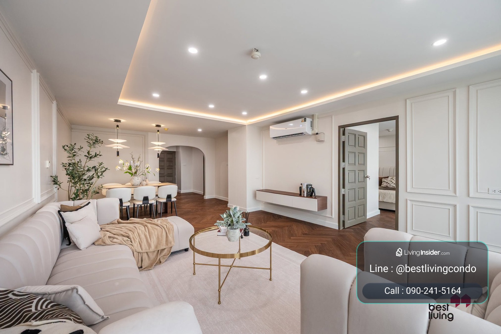 Flora Ville ห้องใหญ่ 100.32 ตร.ม. 2 ห้องนอน ใกล้ ARL หัวหมาก – รูปที่ 4