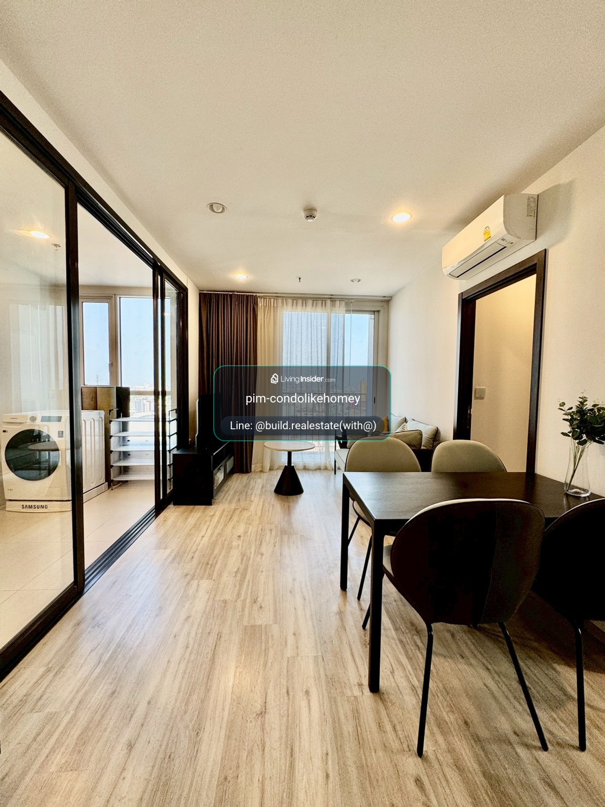 [ต่อรองได้] XT Huaikhwang 🌿 2 Bed 2 Bath | Building : A  - 80m. From MRT Huaikhwang  – รูปที่ 3