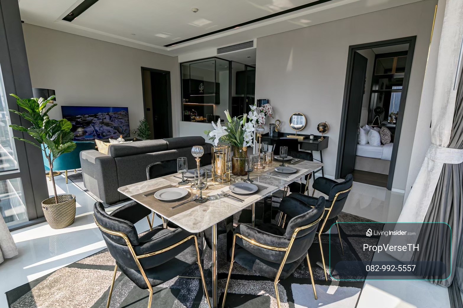 The Bangkok Thonglor  l 2b 2b 95 Sqm. l 200,000 Fully-Furnished   – รูปที่ 2