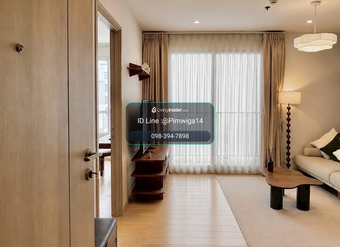 🏙️✨ ให้เช่าคอนโดหรู HQ Condo Thonglor ห้องตกแต่งสวยสไตล์ Modern Luxury โทนอบอุ่น เรียบหรู ดูมีระดับ 🤎 เฟอร์นิเจอร์ครบ พร้อมเข้าอยู่ มาพร้อมห้องน้ำขนาดใหญ่ มีอ่างอาบน้ำให้ผ่อนคลาย 🛁 – รูปที่ 4