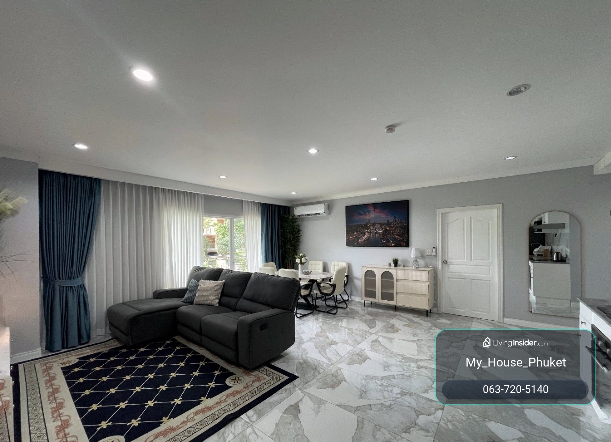Elegant Foreign Freehold Apartment | 140 sqm 3-Bed Unit with Curved Mountain View Balcony (THB 8.8M) – รูปที่ 2
