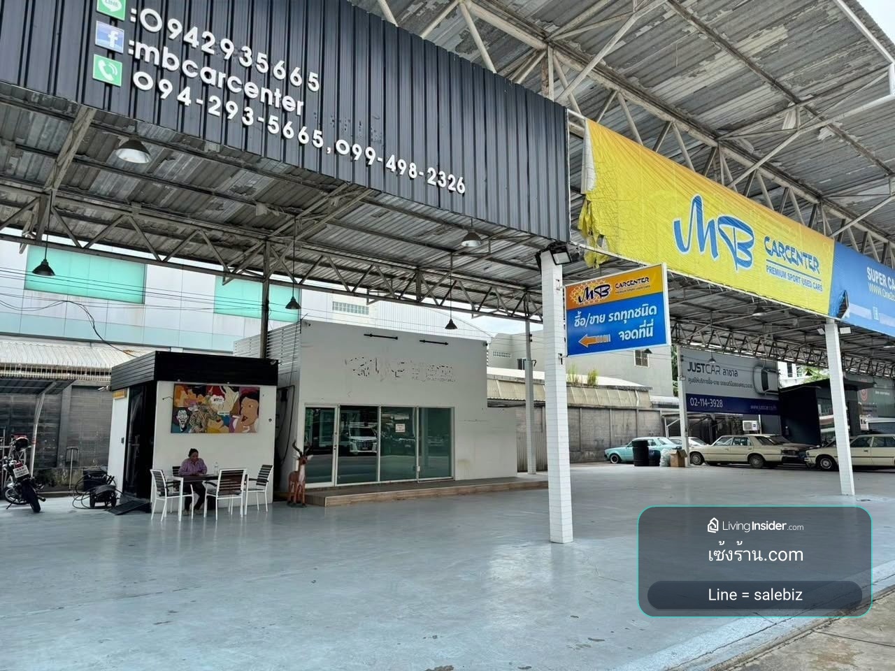 ให้เช่าเต็นท์รถ พร้อมออฟฟิศ ปากซอยลาซาล 53 พื้นที่ 200-350ตรม พร้อม แอร์ ห้องน้ำ ในตัว – รูปที่ 2