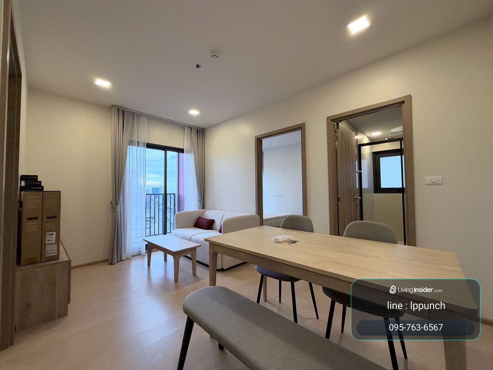 2นอนให้เช่า🔥 The Base Urban Rama9 ห้องใหม่แกะกล่องไม่เคยมีผู้เช่า ✨ – รูปที่ 2