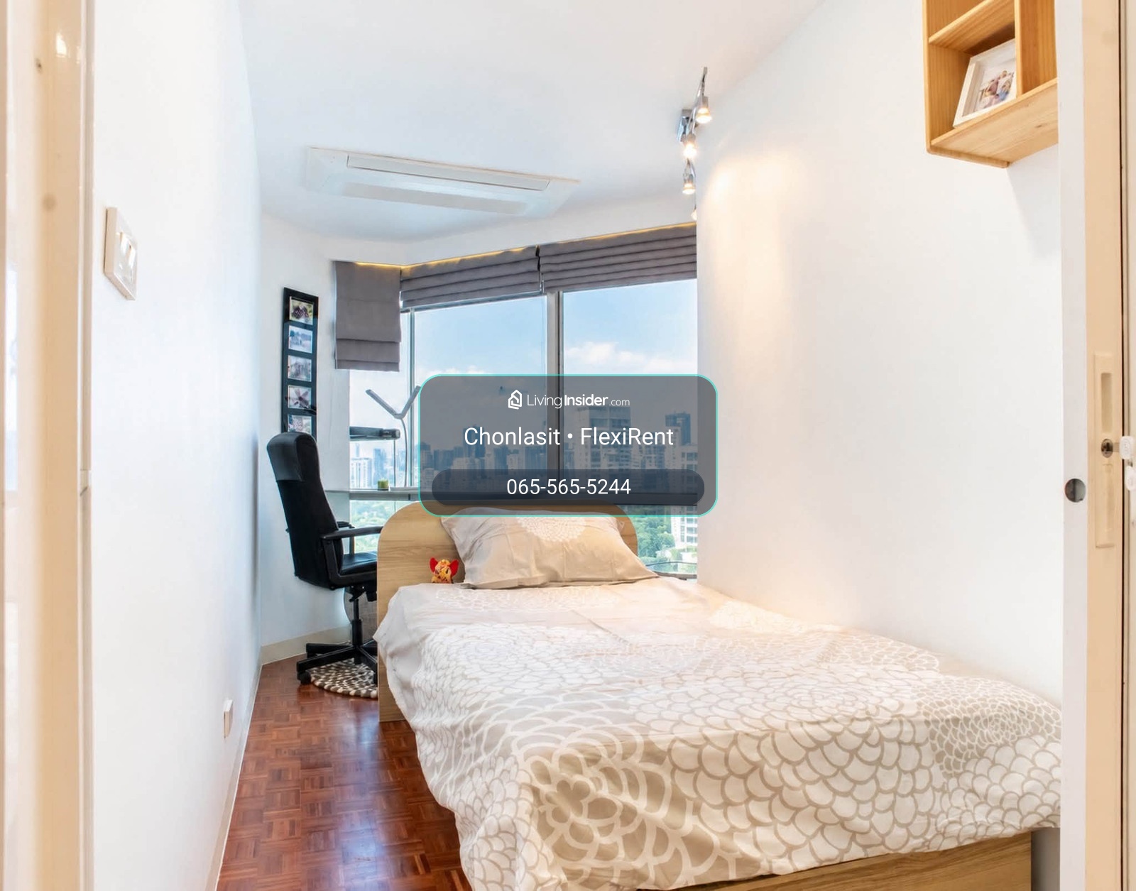 ห้องมุมรีโนเวตใหม่ ชั้น 25 วิวเมืองรอบด้าน 2 ห้องนอน เฟอร์ครบ พร้อมเครื่องใช้ไฟฟ้าใหม่ ใกล้ BTS Nana Sukhumvit Suite สุขุมวิท 13 – รูปที่ 4