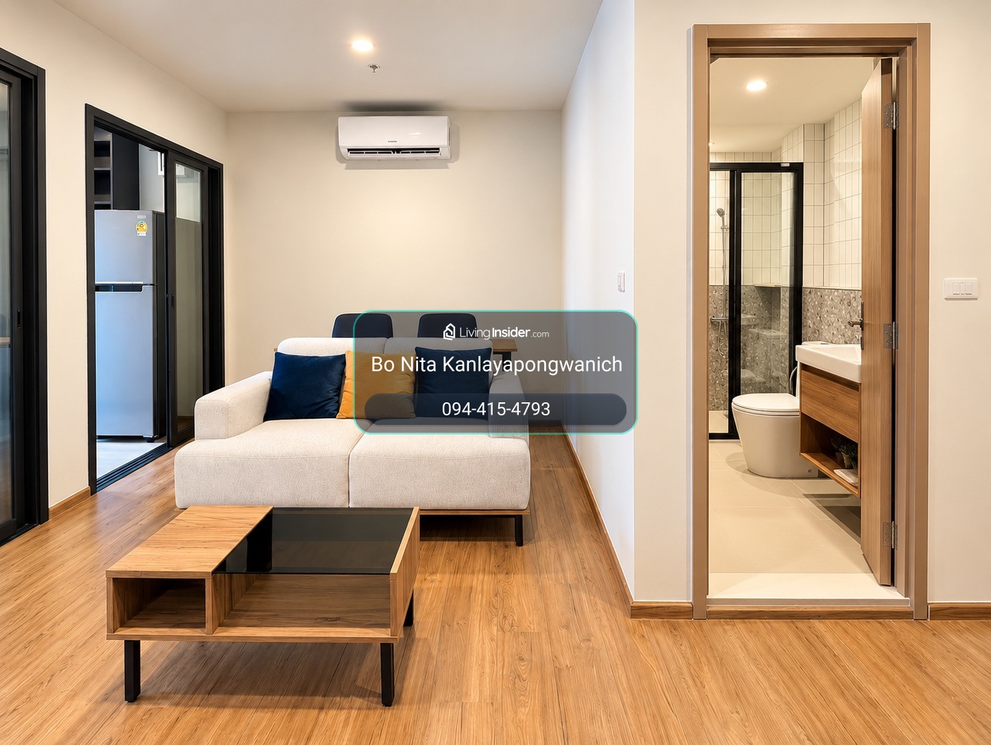 🏡 For rent The Line Vibe | 1 bedroom 37 sq m. | 23,000 baht/month – รูปที่ 2